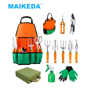 Gardening Tool Set with Bag - 12 Pcs Hand Garden Tools