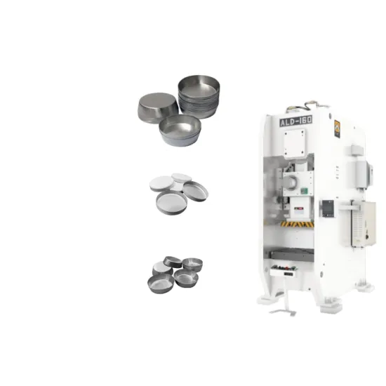 Single Press Station Semi-Closed Punching Stamping Power Press Machine for Aluminum Cup Stamping