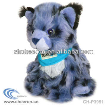 Soft black cat plush stuffed toys for children