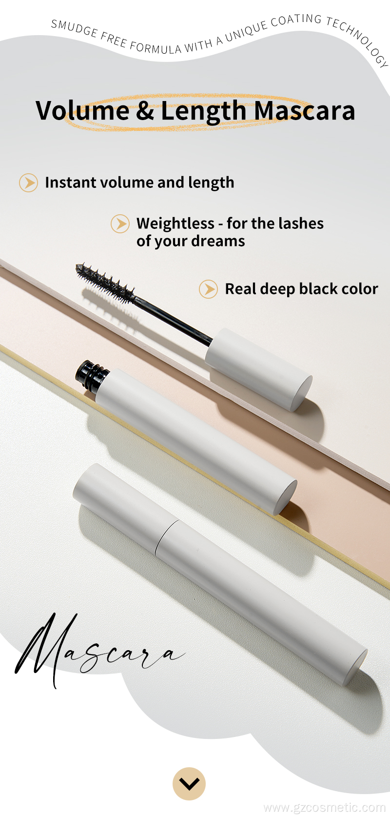 Waterproof Quick Dry Black Mascara Brush Setting Eyelash Curling Thick Mascara NO Logo Custom Private Label Mascara