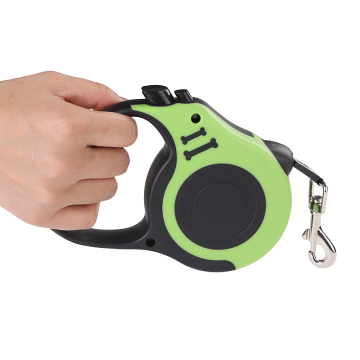 Adjustable Retractable Pet Dog Leash - Heavy Duty Outdoor Walking Rope Lead (3m/5m, Red Green Black White)
