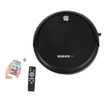 Smart Robotic Vacuum Cleaner with App Control and Wet Mopping