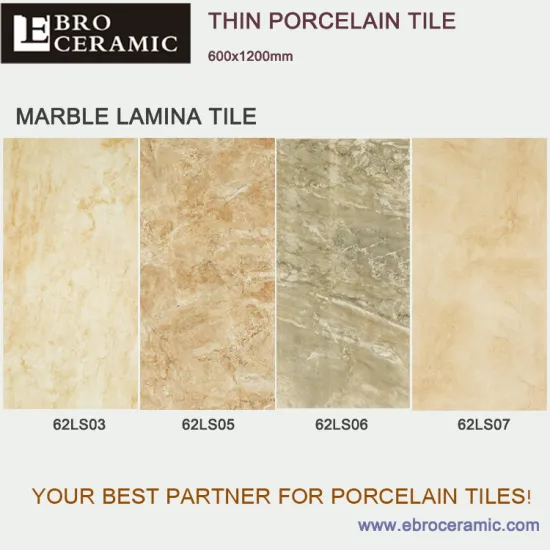 2017 factory supply lamina thin marble tiles porcelain wall for indoor outdoor 600x1200mm 900x1800mm