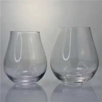Crystal Tumbler Stemless Cocktail Glass Gin Tonic Glasses