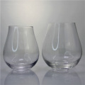 Crystal Tumbler Stemless Cocktail Glass Gin Tonic Glasses