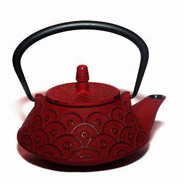 cast iron pot, 0.85l capacity, 1.6kgs, any color as clients' requirements