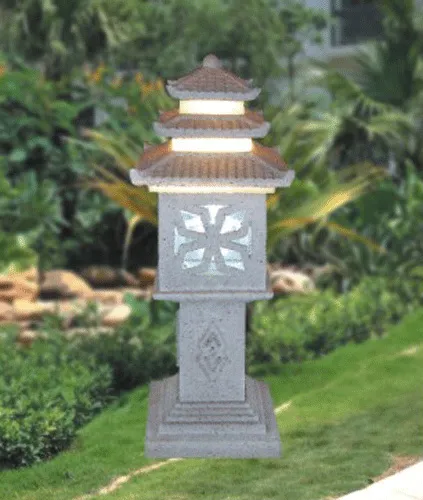 Resin Lawn Lamp