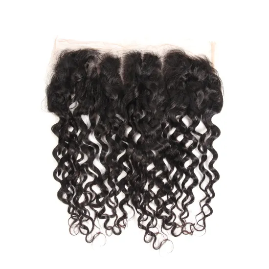 Cheap Raw Virgin Hair Natural Hairline Natural Wave Ear Ear Super Fine Swiss Lace Frontal