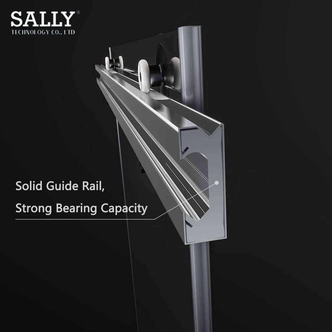 Sally Bathroom Alcove Rectangle Barn Door Tempered Glass Double Sliding Door Shower Enclosures Bypass Shower Doors