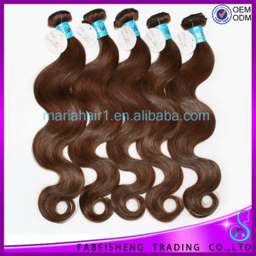 2013 no tangle no shedding 5a grade cheap 100% brazilian virgin haircolor 4# hair from fabeisheng hair