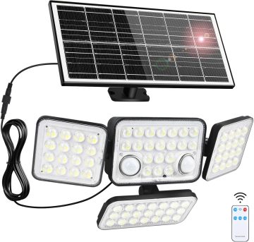 Outdoor Motion Sensor Wall Light - Multi-Panel Design