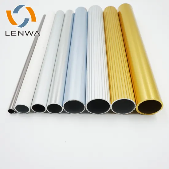 LENWA Aluminium Factory: Various Sized Aluminum Extruded Round Pipes in Stock