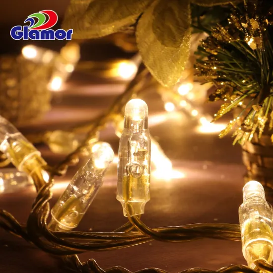 Glamor 36V LED Light Chain - Dimmable LED String Lights for Parties, Weddings, Christmas, Halloween, IP65