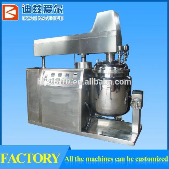 Vacuum mixing machine cosmetic emulsifying equipment