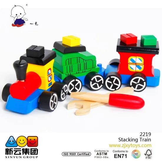 wooden big block Train toy Toddler Toy 2015 New