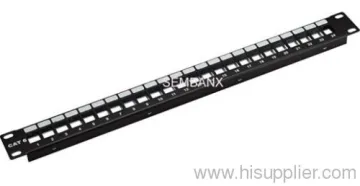Cat5e 24ports Empty Patch Panel 