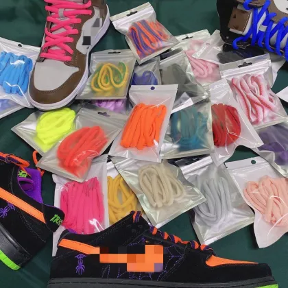 OLIAN Oval Athletic Shoelaces 9mm Wide for Nike SB Dunks Low