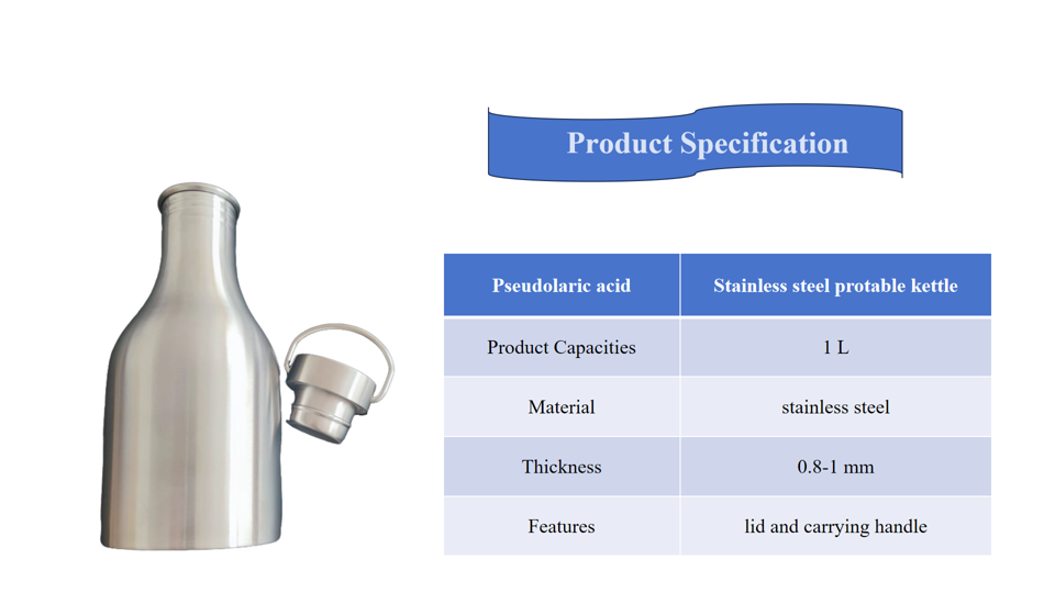 Kettle without handle 1 L