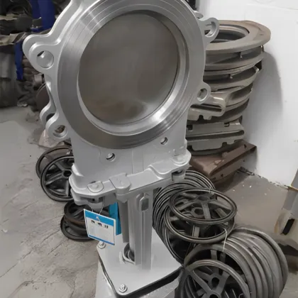 Manual Rising Stem Knife Gate Valve