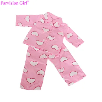 Doll accessories baby girl doll nighties 18 inch doll clothes