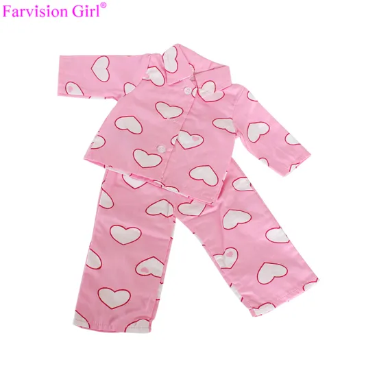 Doll accessories baby girl doll nighties 18 inch doll clothes
