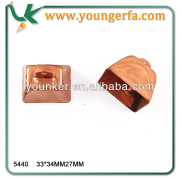 New Arrival Metal Craft Square cow Bell for gift