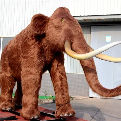 Ice Age Animal Family Animatronic Woolly Mammoth