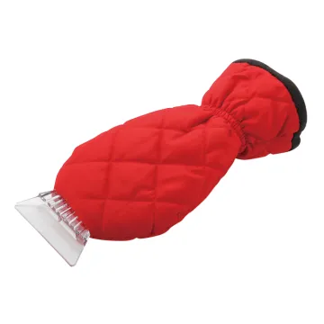 Chinese Factory Customized Car Window Glass Windshield Snow Remover Mitt and Ice Scraper