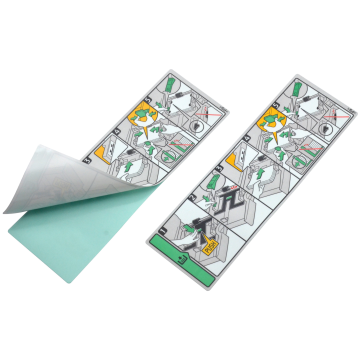 Étiquette d&#39;instructions d&#39;utilisation