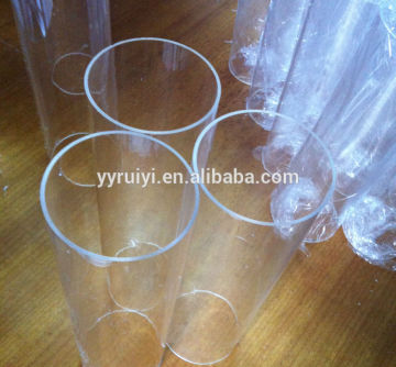 75mm diamter transparent acrylic tube