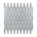 유리 모자이크 흰색 타일 디자인 부엌 벽 backsplash.
