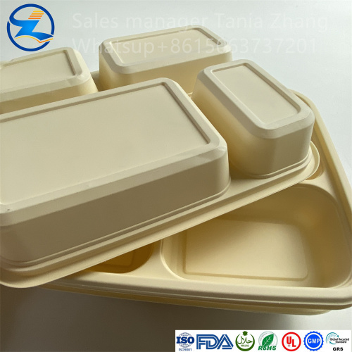100% biodegradable thermoplastic high-quality PLA lunch box