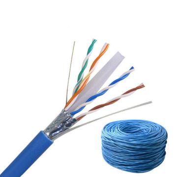 Kualiti Terbaik CAT6 1000 kaki Pukal UTP Plenum Dinilai Pepejal Kabel Lif Kabel Perjalanan Cat6