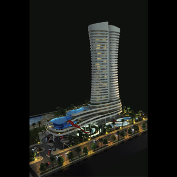 Model Skala Arsitektur untuk Hotel