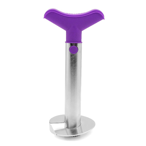 Ананасовый резак нержавеющий с фиолетовым не скользящим ручкой ABS