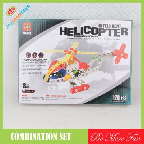 Metal Helicopter metal assembly toys