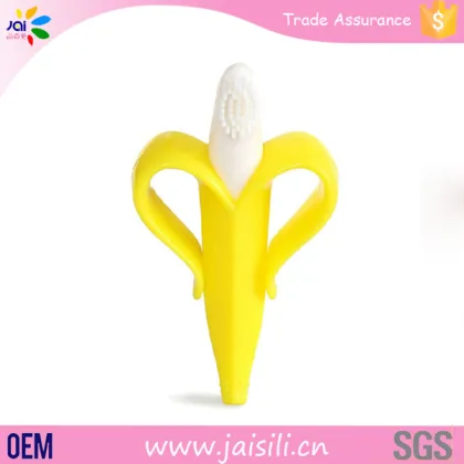 Baby Banana Toothbrush with Handles, 2 Count