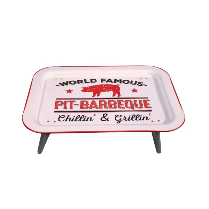 DADI Metal Tin Tray with Legs for Kids