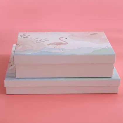 Custom Printed Thermos Packaging Scarf Gift Box