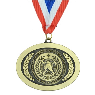 Custom Marathon Sport Running Medallion Finisher Metal Medal