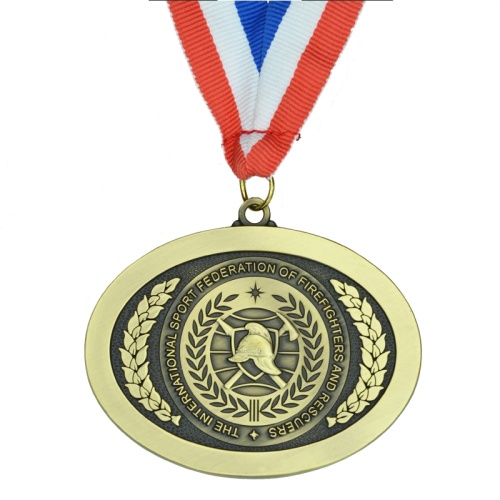 Custom Marathon Sport Running Medallion Finisher Metal Medal