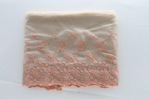 French fashion netting embroidery 3d lace fabric