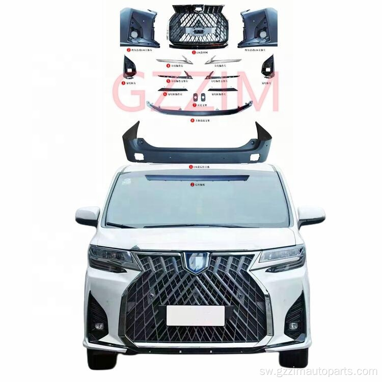 Alphard 2018-2021 sasisha kwa SC BodyKit
