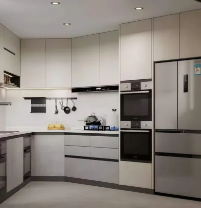 Scientific Custom Integrated Household Kitchen Cabinet