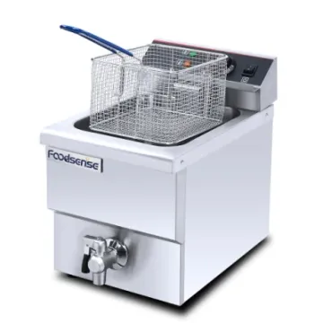 Hot Selling Deep Fryer Industrial Single Tank Stainless Steel Heavy Duty Deep Fryer