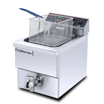 Hot Selling Deep Fryer Industrial Single Tank Stainless Steel Heavy Duty Deep Fryer