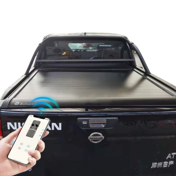 Zolionwil Smooth Retractable Aluminum Electric Pickup Truck Bed Tonneau Cover for 2015-2020 Nissan Navara NP300 Double Cab