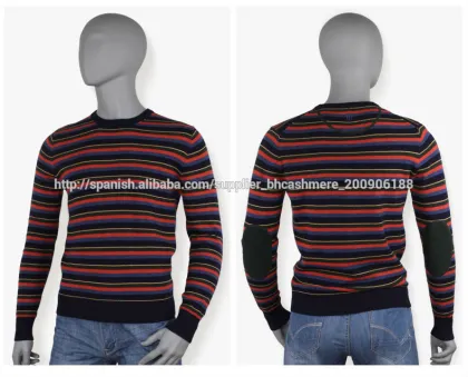 Wool sweater design for boys soft lambswool knitted garments high quality pullover sweater