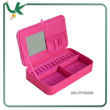 Tori Home Maria Plush Fabric Jewelry Box