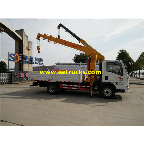 HOWO 4ton Truck Mounted Articulating Cranes